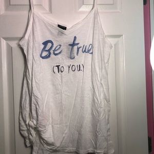 Torrid: “Be True (to you)” Tank Top
